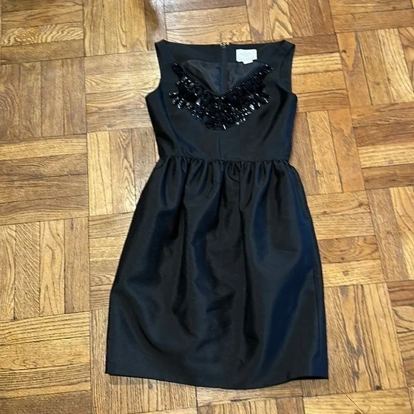 Kate spade new york black embellished neckline dress with pockets - Picture 3 of 4